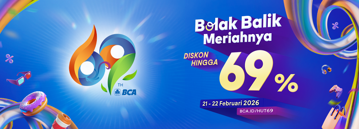 Promo HUT BCA 69. (Foto/Dok BCA.co.id)
