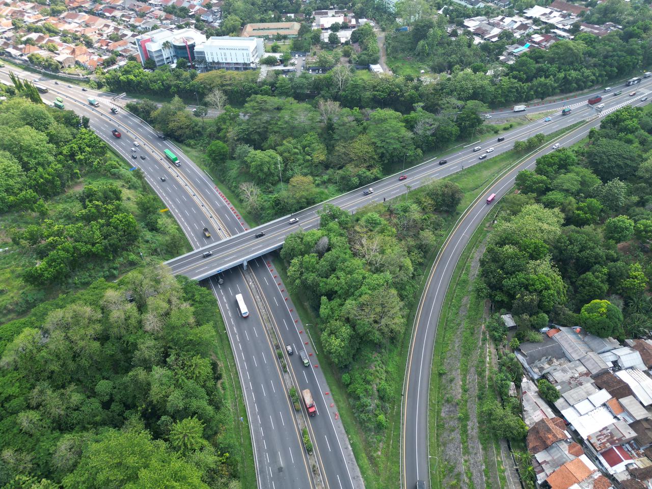 Ruas Semarang Seksi A, B, C Jadi Fokus Pengamanan Arus Mudik Lebaran. (Foto/Jasamarga)