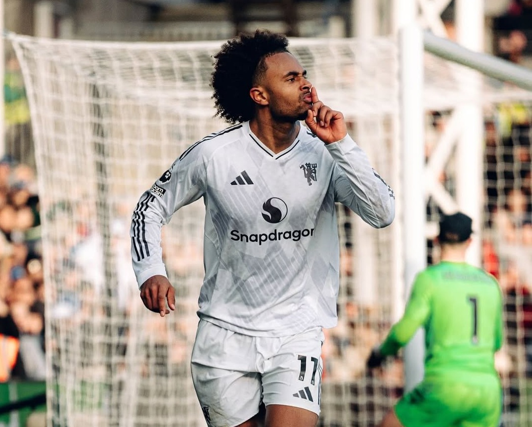 Penyerang Manchester United, Joshua Zirkzee. (Foto/instagram Zirkzee)