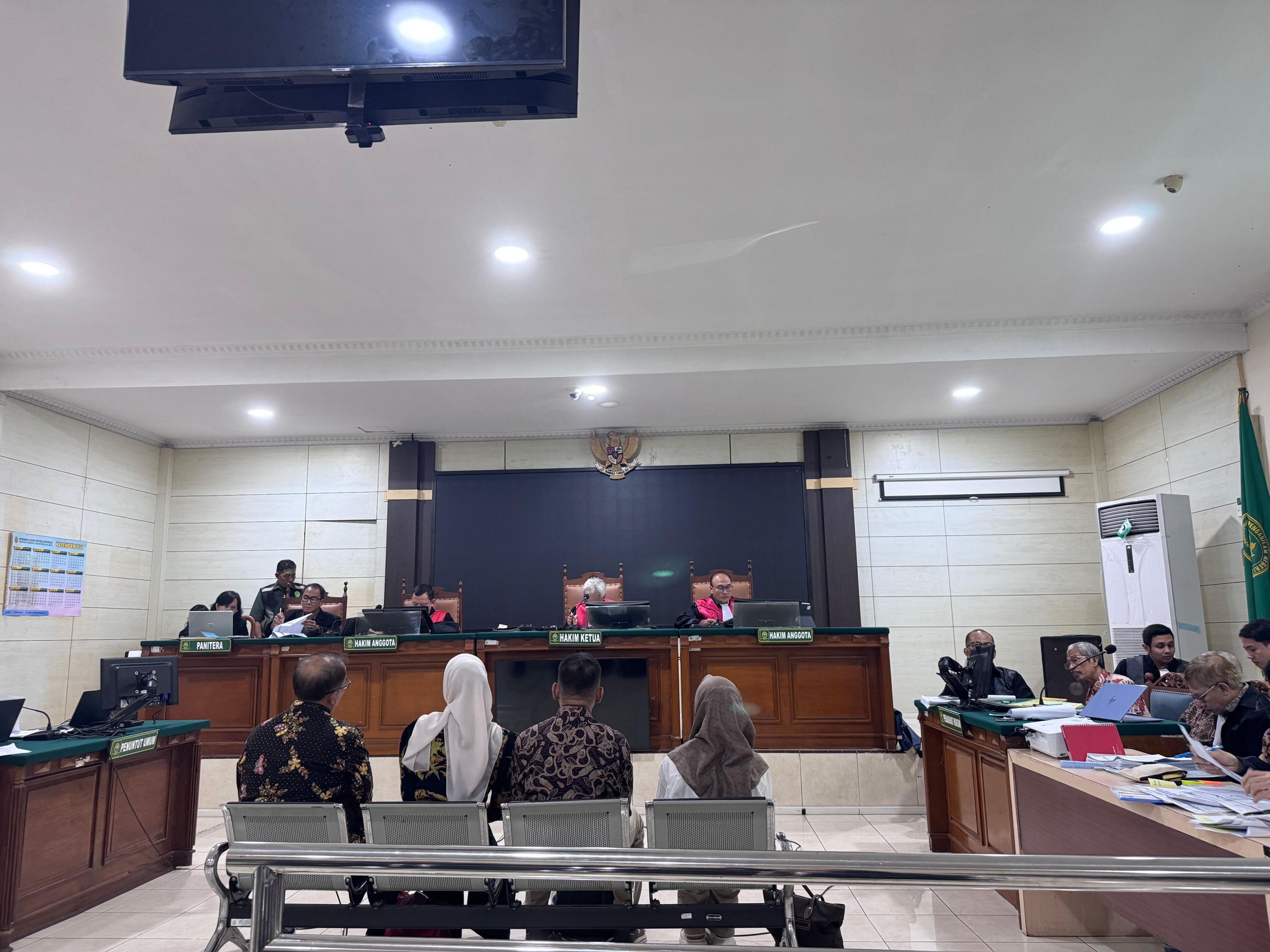Empat saksi dari Bank DKI periode 2020 dalam kasus kredit PT Sritex di PN Semarang. (BeritaNasional/Istimewa)