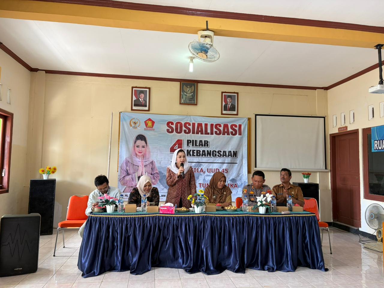 Anggota MPR RI, Novita Wijayanti menggelar kegiatan sosialisasi 4 Pilar Kebangsaan. (Foto/istimewa)