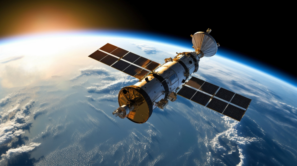 Ilustrasi satelit. (Foto/Freepik)