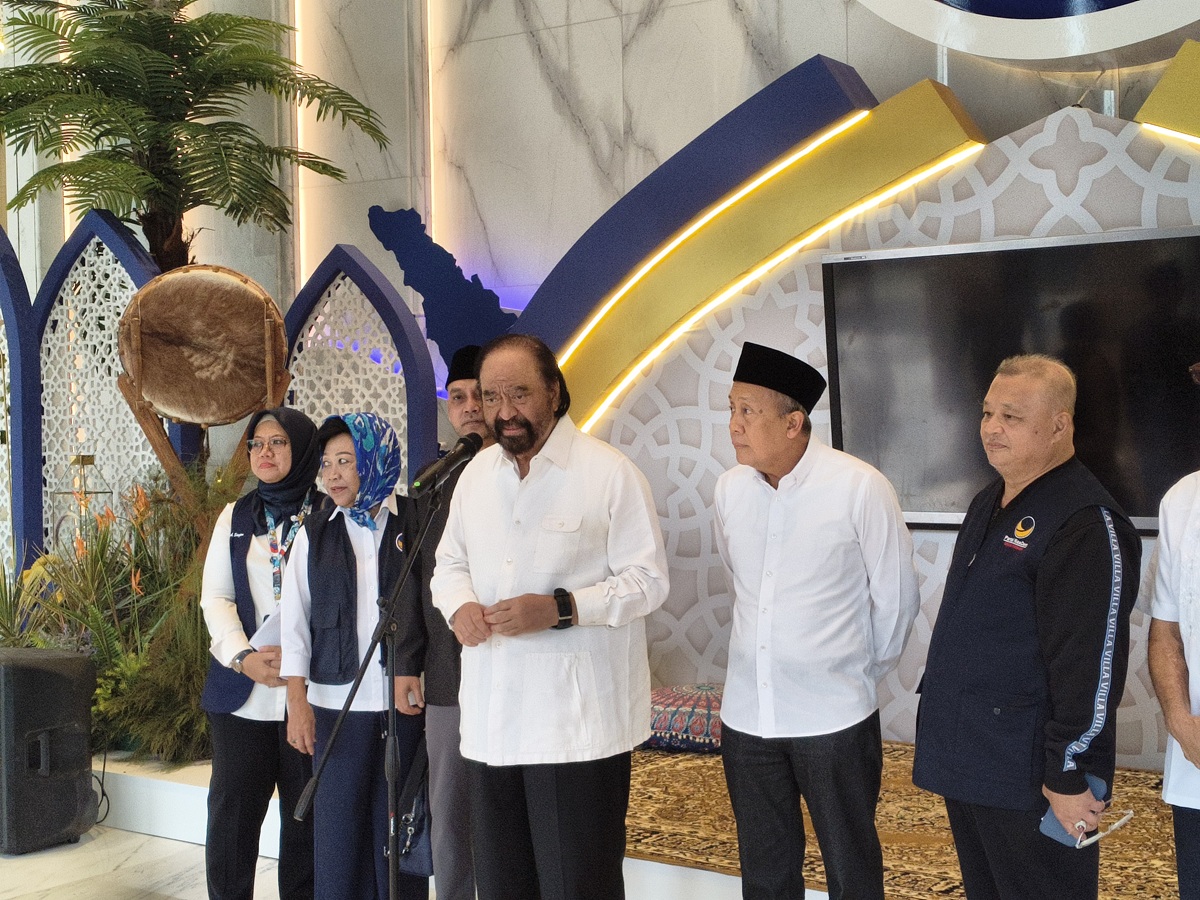 Ketua Umum Partai NasDem Surya Paloh. (BeritaNasional/Ahda)