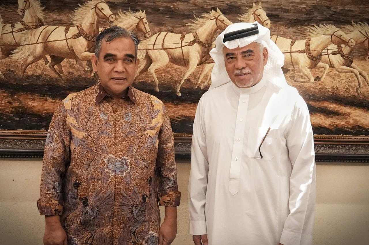 Ketua MPR RI H. Ahmad Muzani menerima kunjungan Direktur Liga Muslim Dunia. (Foto/istimewa)