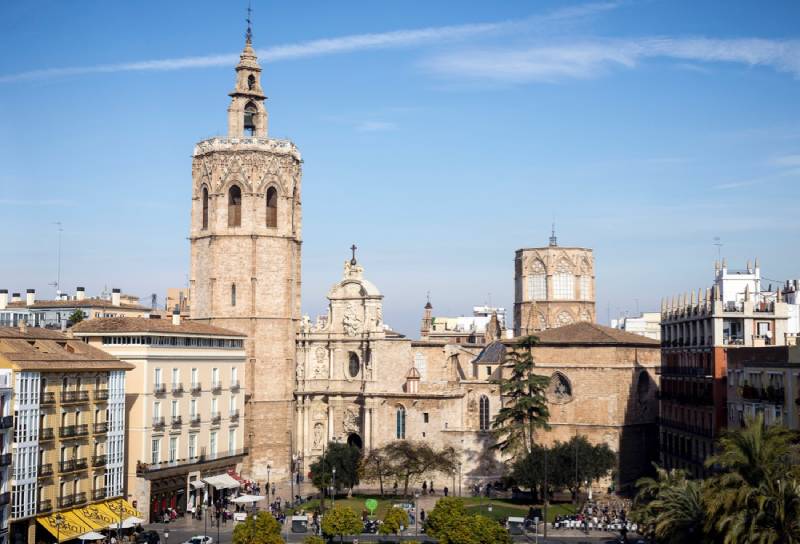 Torre del Micalet atau Menara Micalet, Valencia, Spanyol. (Foto/Istimewa)