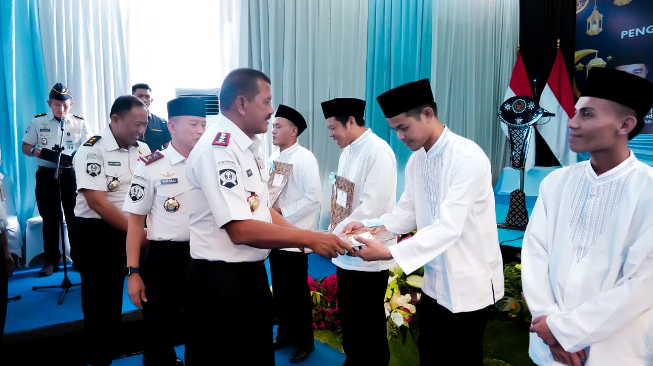 Warga binaan terima remisi. (BeritaNasional/dok Ditjen Pas)