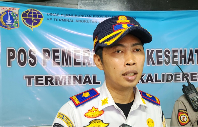 Kepala Satuan Pelaksana Terminal Prasetyo Nur  (Beritanasional/Panji)