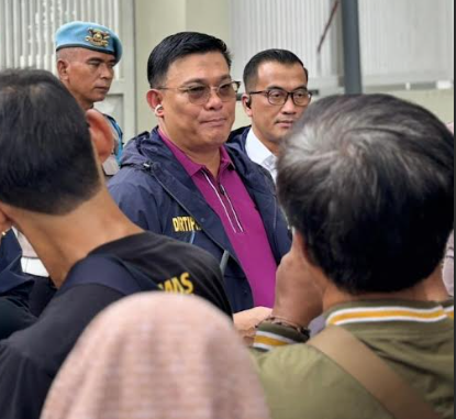 Dirtipideksus Bareskrim Polri Brigjen Pol Ade Safri Simanjuntak memberikan keterangan. (BeritaNasional/Bachtiarudin)