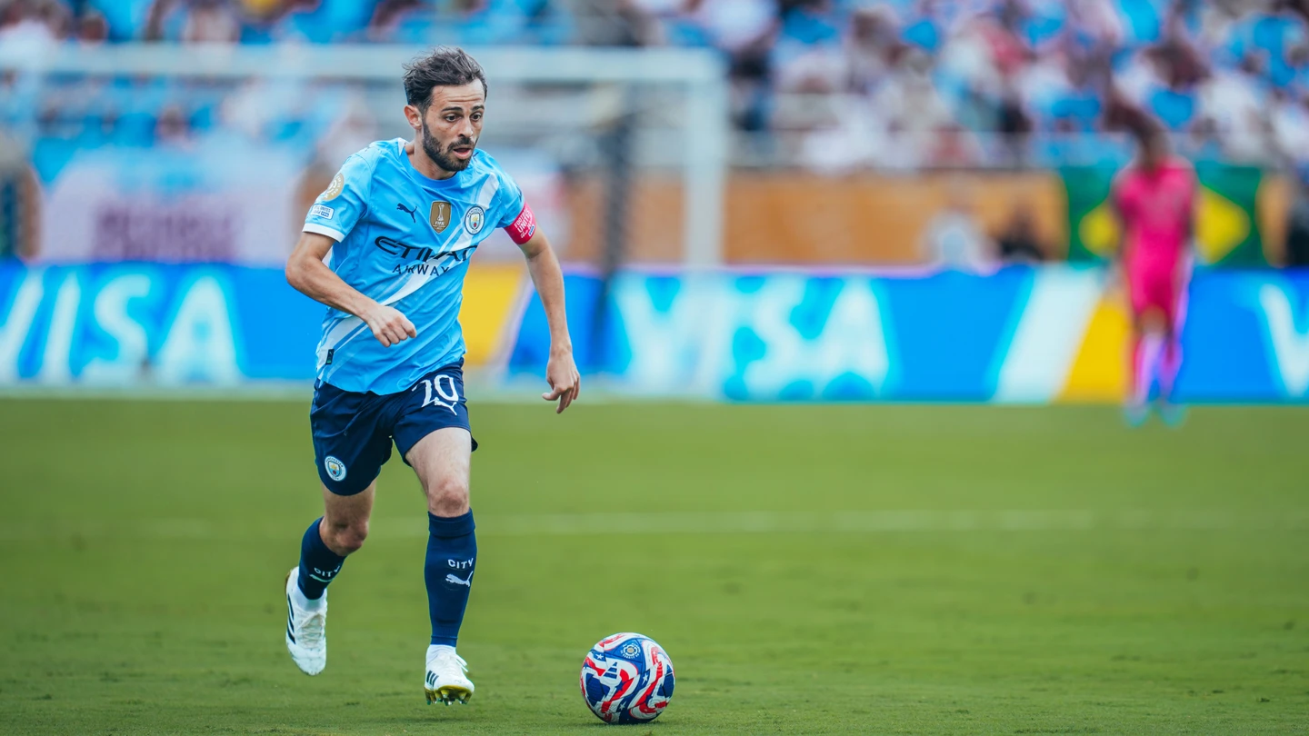 Penggawa Man City Bernardo Silva. (Foto/Dokumentasi Man City)