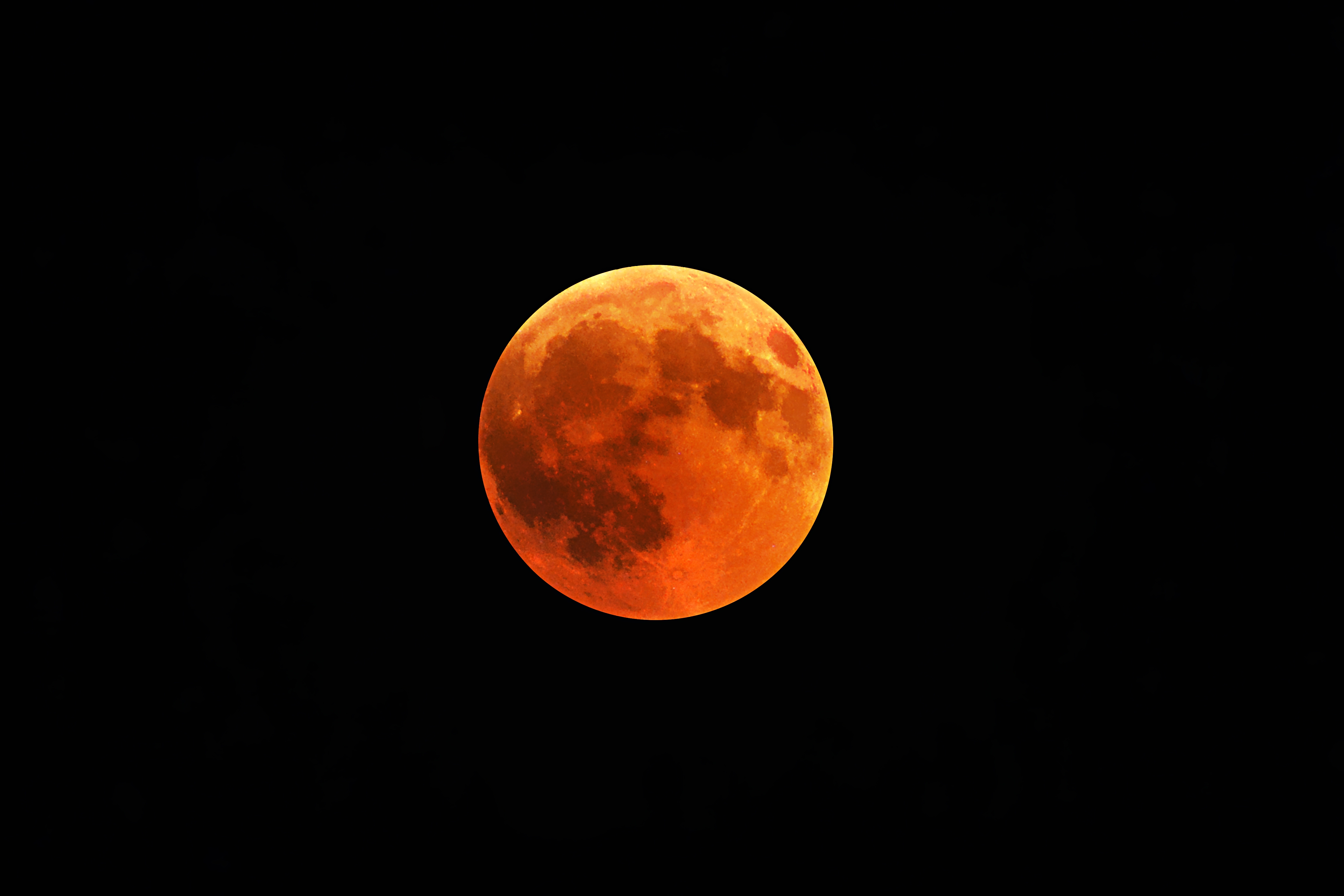 Ilustrasi gerhana bulan total. (Foto/freepik)