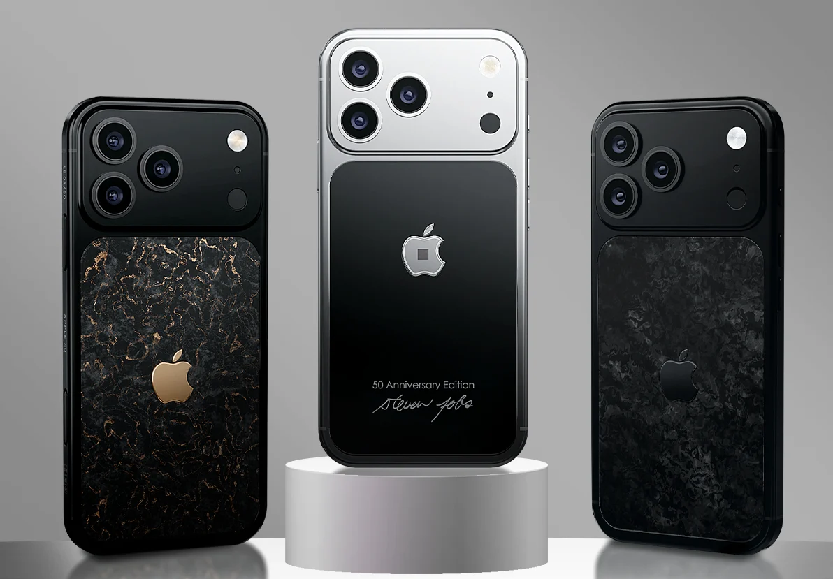 iPhone 17 Pro dan Pro Max dari Caviar edisi 50 tahun Apple. (BeritaNasional/Caviar Global)