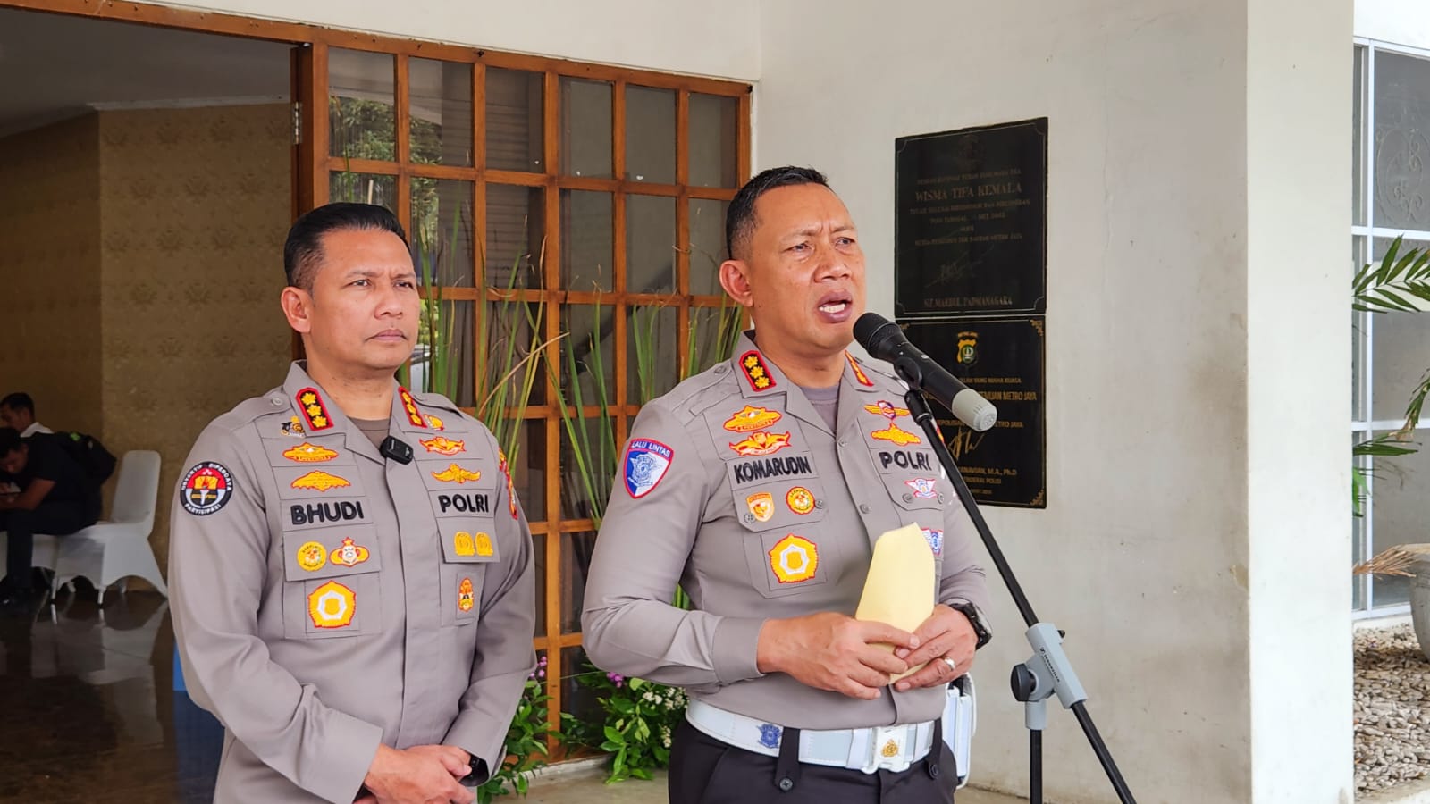 Dirlantas Polda Metro Jaya Kombes Pol Komarudin. (BeritaNasional/Bachtiarudin)
