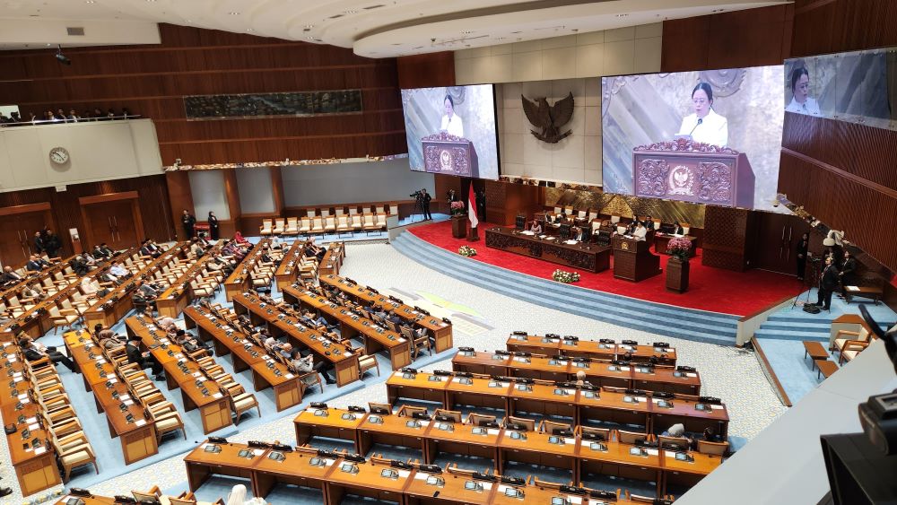 DPR Gelar Rapat Paripurna Pembukaan Masa Sidang IV Tahun 2025-2026. (BaritaNasional/Ahda)