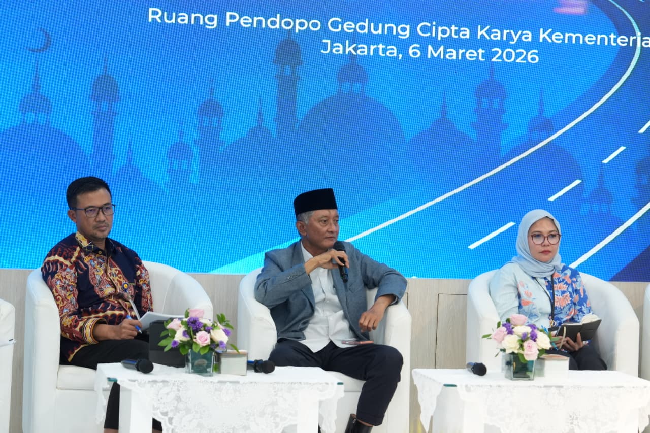 Menteri PU ody Hanggodo dalam sebuah diskusi. (BeritaNasional/dok KemenPU)