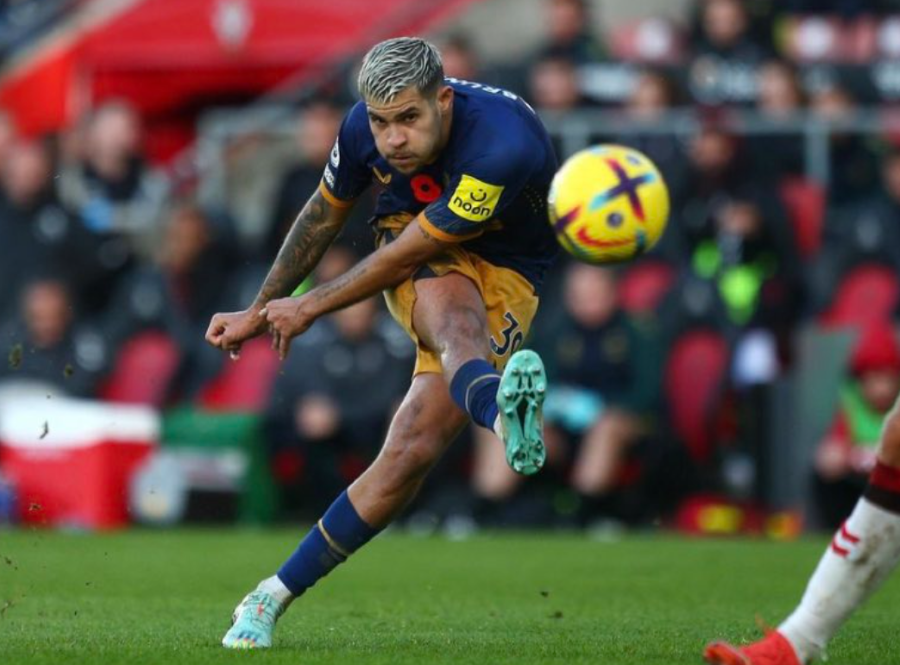 Pemain gelandang tengah Newcastle, Bruno Guimaraes. (Foto/X: Guimaraes)