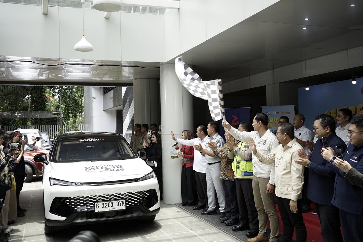 Garuda TV Lepas Tim Liputan “Waktunya Mudik 2026”. (Foto/Garuda TV)