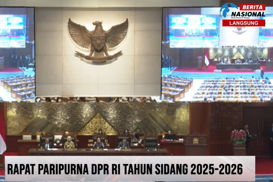 Rapat Paripurna ke-16 Masa Persidangan IV Tahun Sidang 2025-2026 . (BeritaNasional TV)
