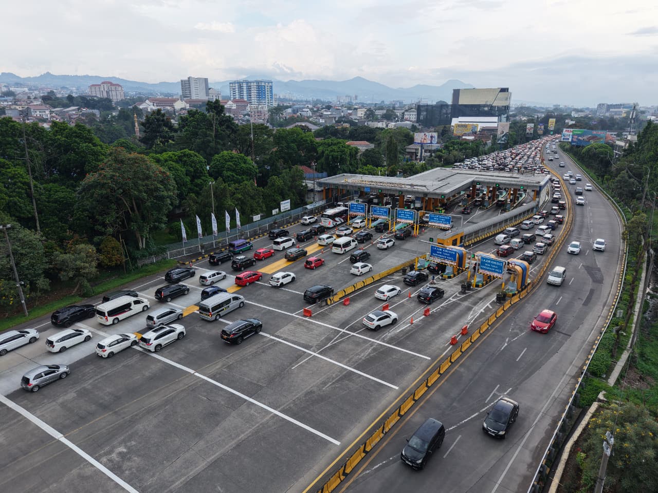 Arus Wisata dan Silaturahmi Dongkrak Lalu Lintas Tol. (Foto/Jasamarga)