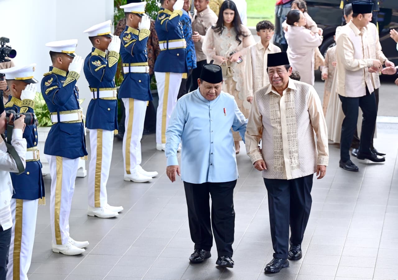 Hangat di Istana, Prabowo Sambut Tokoh Bangsa dalam Gelar Griya Idul Fitri. (Foto/BPMI)