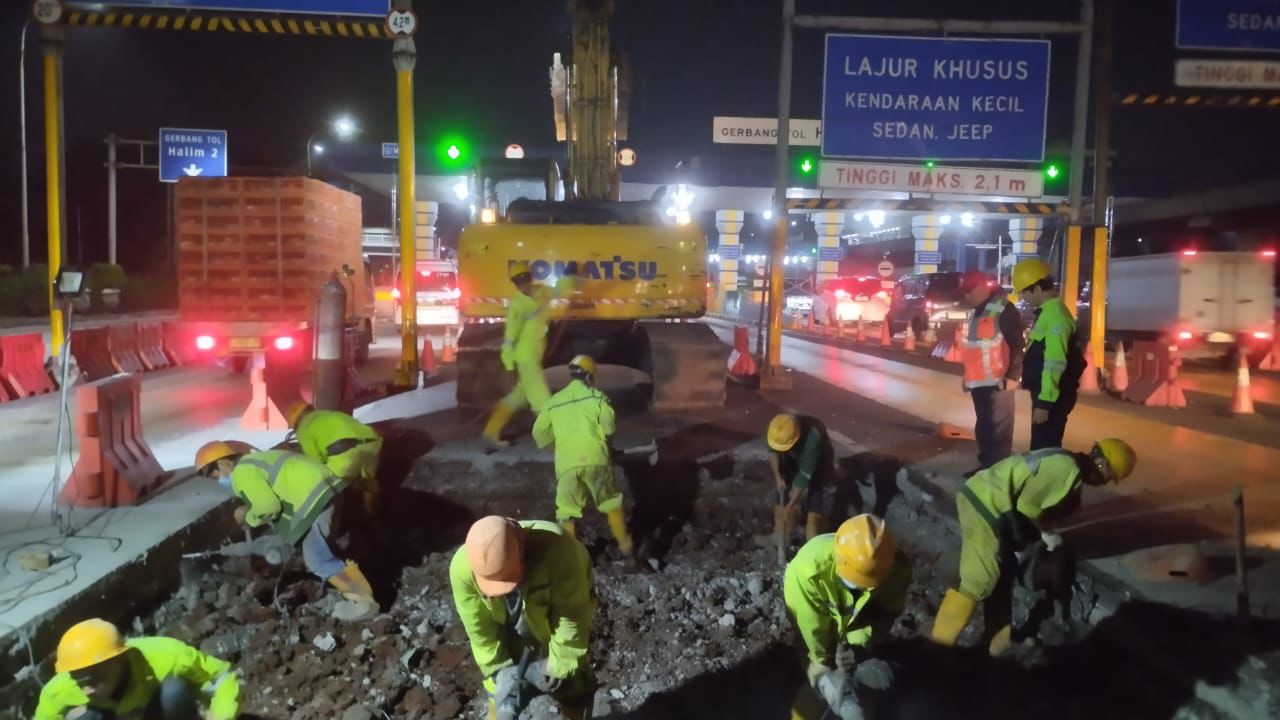 172 Titik Tol Jakarta-Cikampek Diperbaiki. (Foto/Jasamarga)
