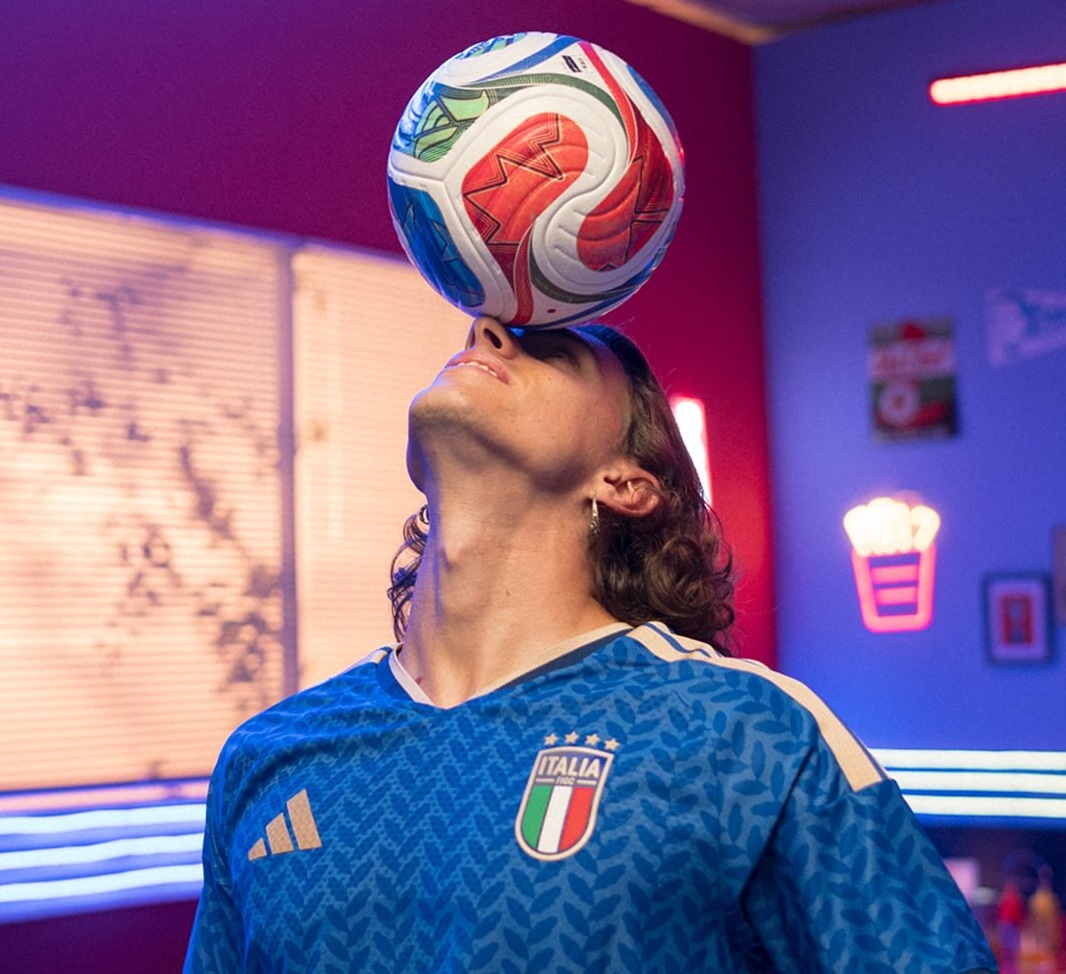 Pemain timnas Italia Riccardo Calafiori. (Foto/richycala)
