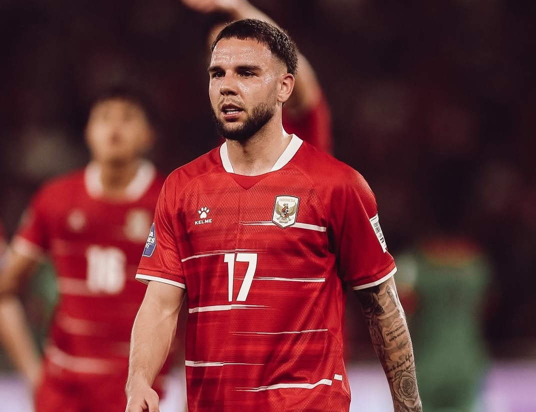 Pemain Timnas Indonesia Calvin Verdonk. (Foto/instagram c.verdonk).
