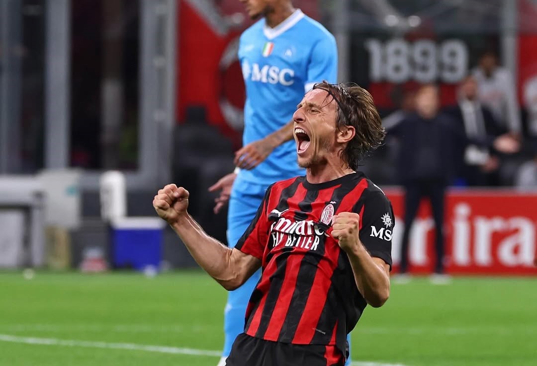 Gelandang AC Milan Luka Modric. (Foto/Instagram)