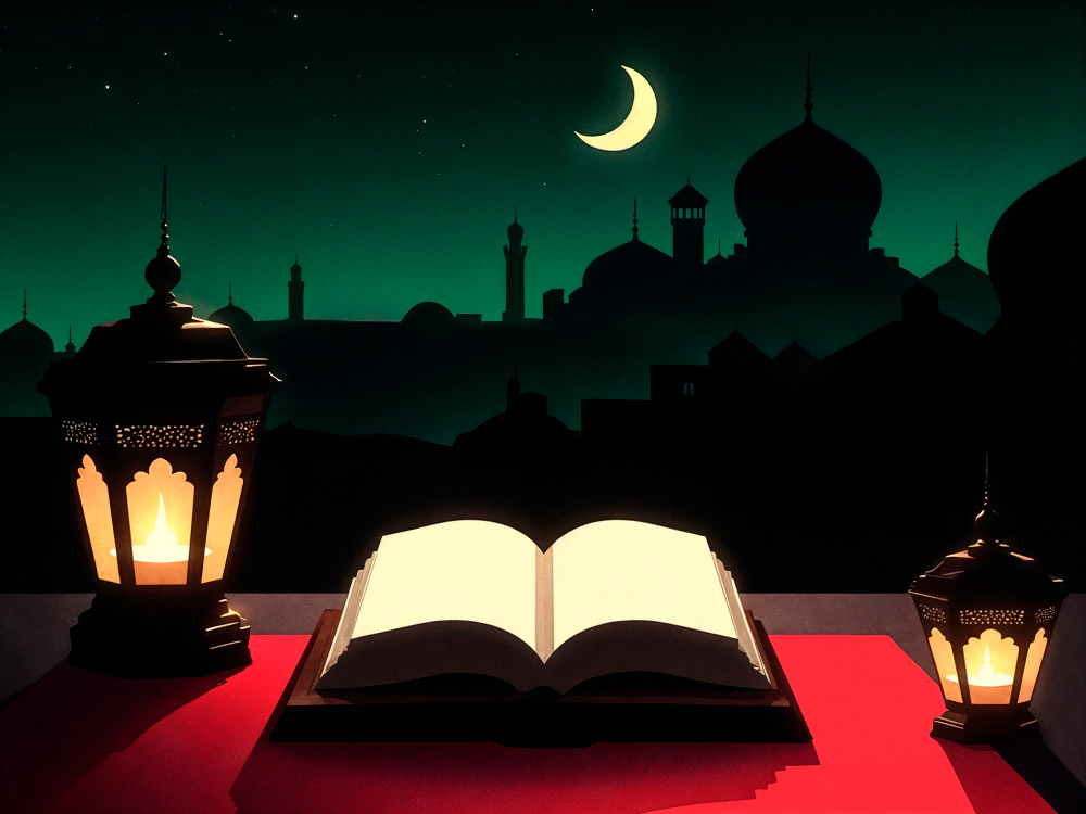 Ilustrasi malam Nuzulul Qur'an 2026.  (Foto/Freepik)