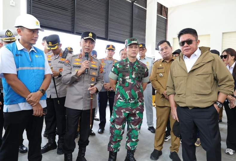 Kapolda Sumsel cek langsung Tol Kapal Betung (Beritanasional/Bachtiar)