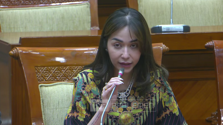 Pemilik Restoran Bibi Kelinci Kopitiam Nabilah O'Brien. (Foto/YouTube TV Parlemen)