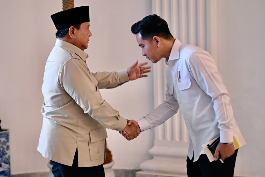 Presiden Prabowo Subianto, bersama Wakil Presiden, Gibran Rakabuming Raka. (Foto/Sekretariat Presiden)