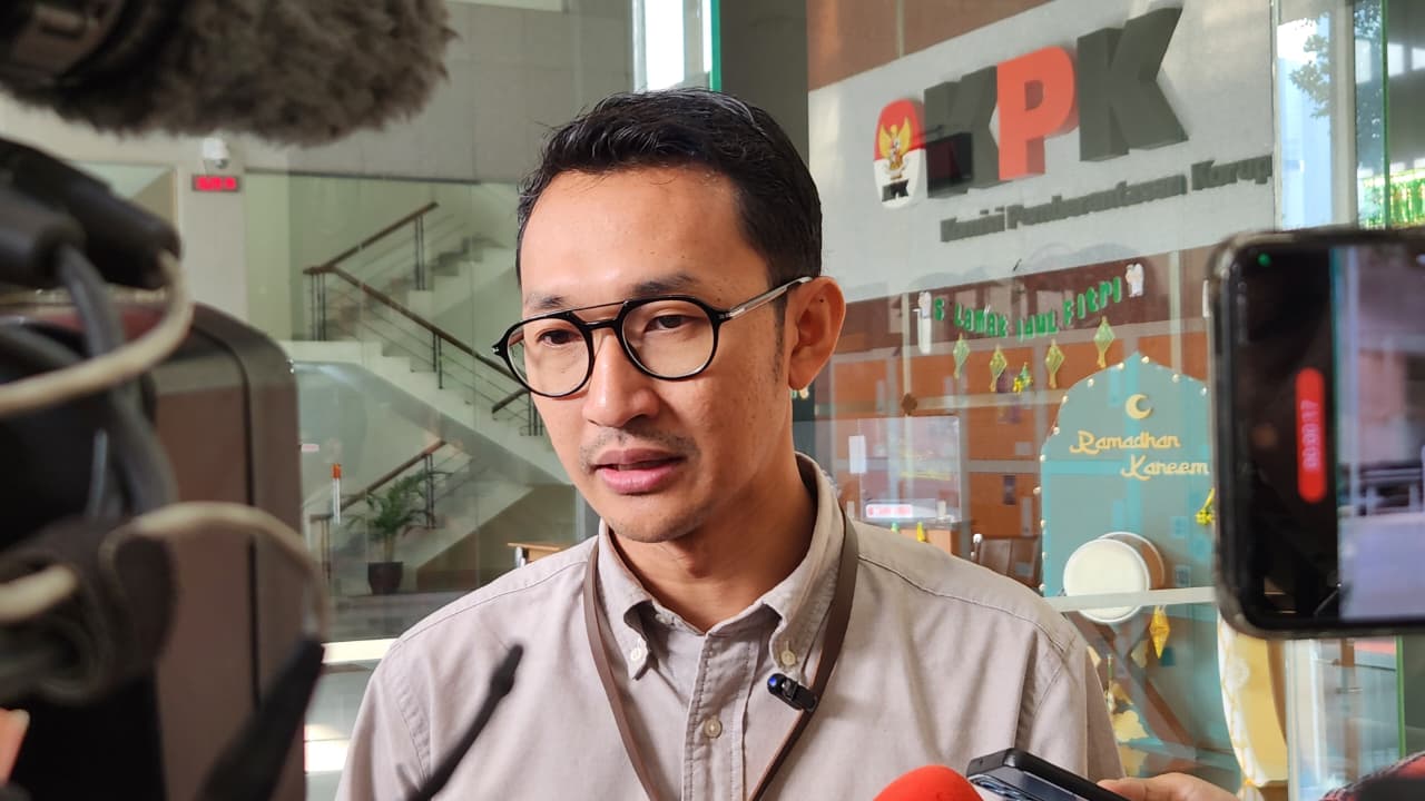 Juru Bicara KPK Budi Prasetyo. (BeritaNasional/Panji)