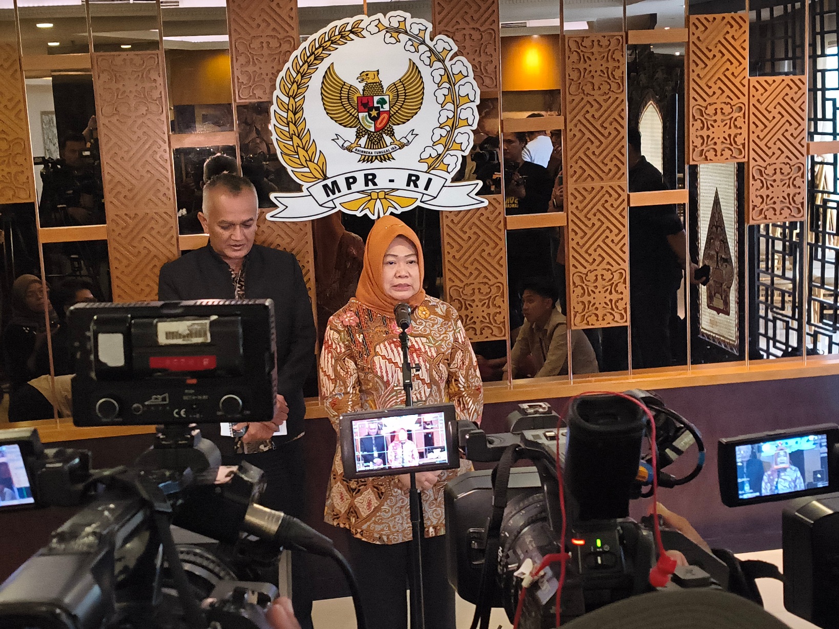 Sekjen MPR RI Siti Fauziah. (BeritaNasional/Ahda)