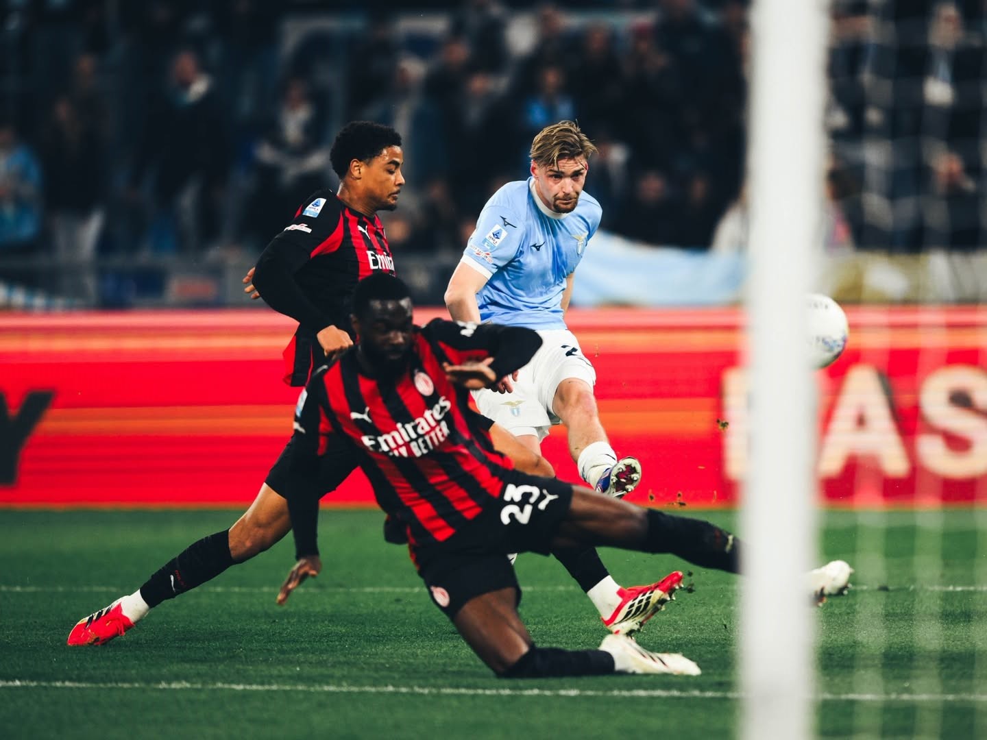 Laga Lazio vs AC Milan di Seria A Italia. (Foto/Instagram lazio)