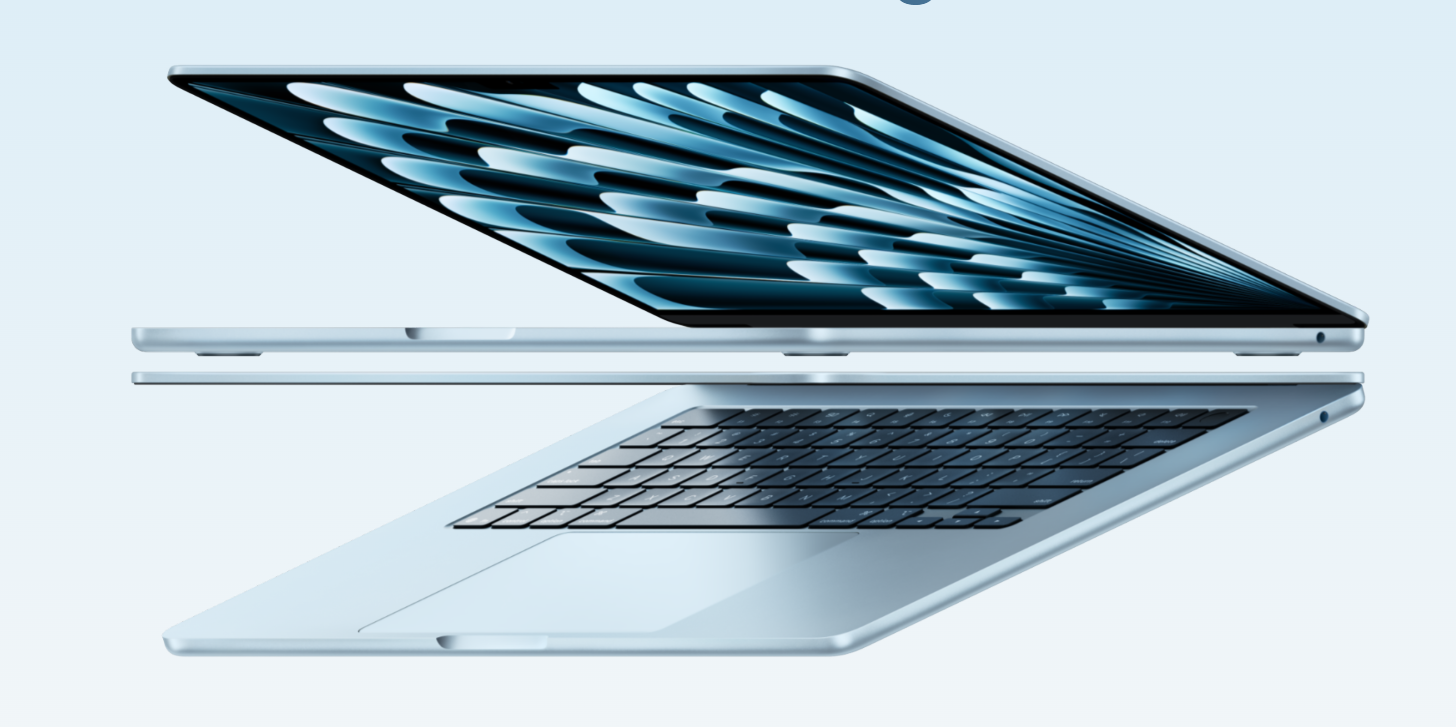 Ilustrasi MacBook Air dengan prosesor M5. (Foto/Dokumentasi Apple)
