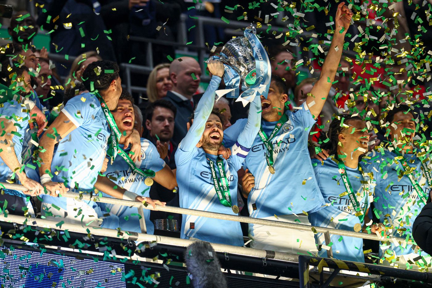 Manchester City Kunci Gelar Carabao Cup. (Foto/EFL).