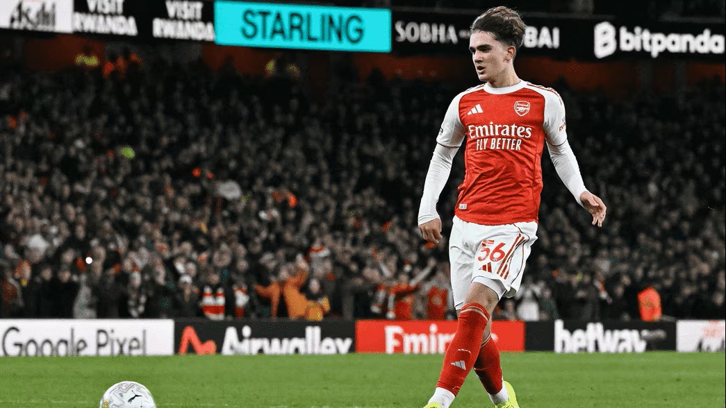 Wonderkid Arsenal, Max Dowman. (Foto/premier league).