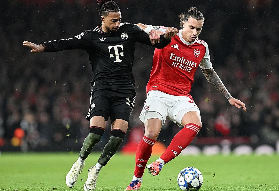 Bek Arsenal Riccardo Calafiori (kanan). (Foto/Instagram Riccardo Calafiori)