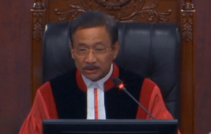 Ketua MK Suhartoyo (Beritanasional/Panji)