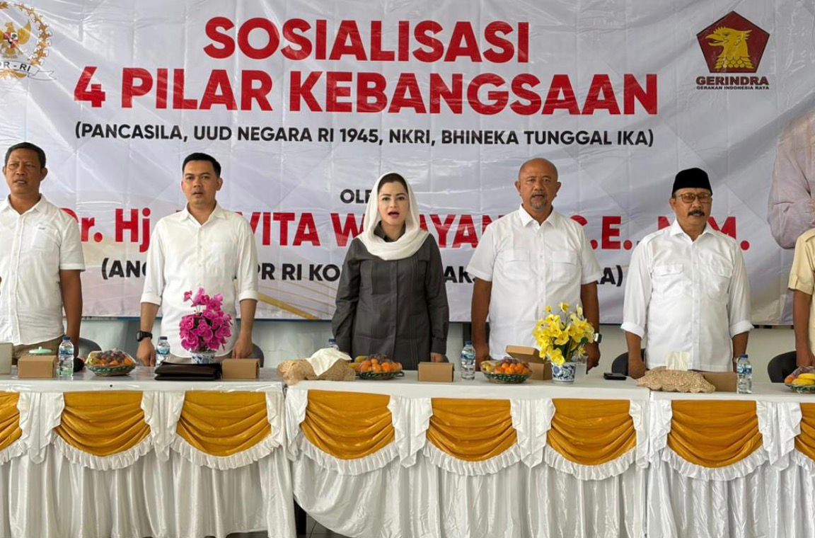 Momentum Idul Fitri, Novita Wijayanti Perkuat Implementasi 4 Pilar Kebangsaan di Cilacap. (Foto/istimewa).