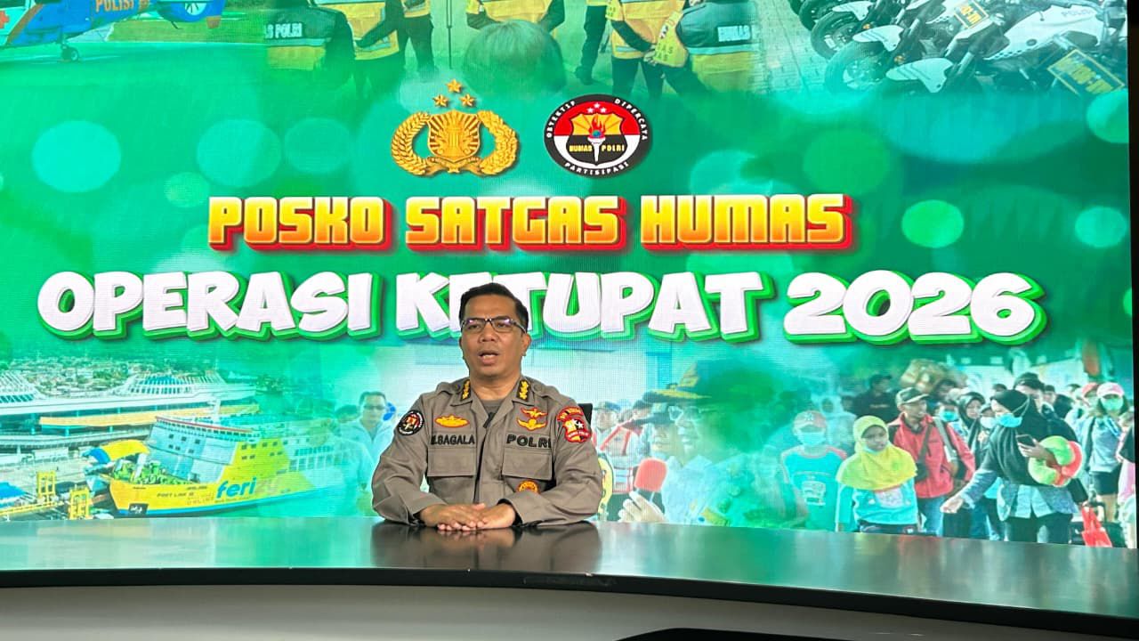 Juru Bicara Satgas Humas Operasi Ketupat 2026 Kombes Pol. Marupa Sagala. (BeritaNasional/Humas Polri)