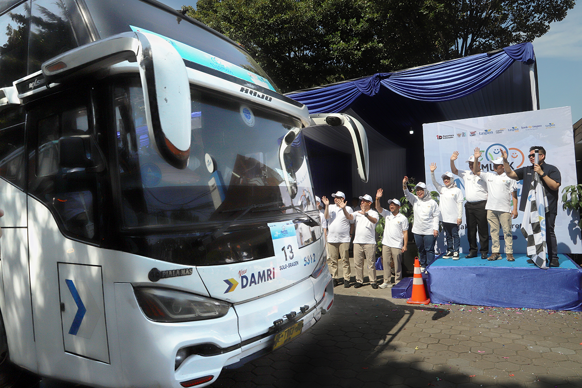 PT TASPEN (Persero) kembali menegaskan komitmen kepedulian  sosialnya dengan menyelenggarakan program "Mudik Nyaman Bersama TASPEN 2026". (BeritaNasional/Elvis Sendouw)