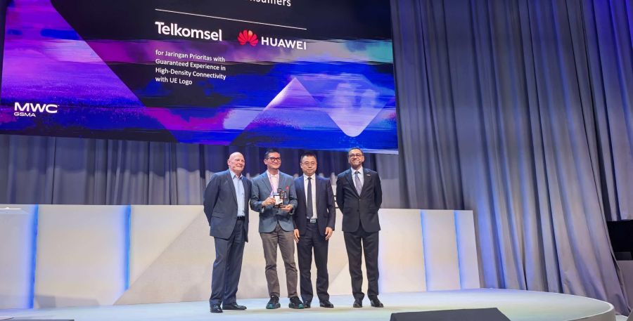 Jaringan Prioritas Telkomsel–Huawei raih GLOMO 2026. (Foto/doc. Tsel)