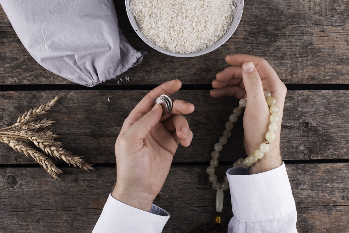 Ilustrasi zakat fitrah. (Foto/freepik)