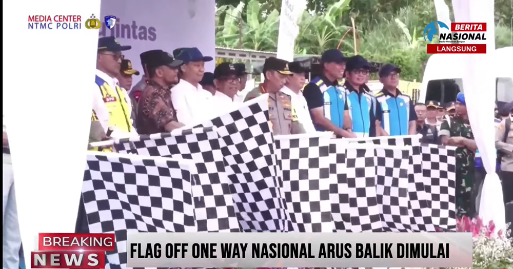 One Way Nasional KM 414 Kalikangkung hingga KM 70 Cikampek Resmi Diterapkan. (BeritaNasional TV)
