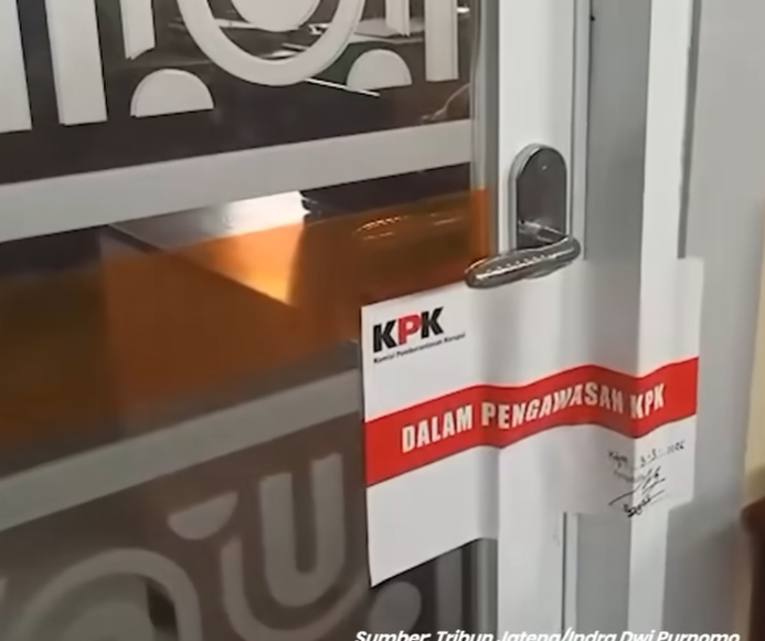 Salah satu ruang di kantor Pemkab Pekalongan Jawa Tengah. (BeritaNasional/tangkapan layar)