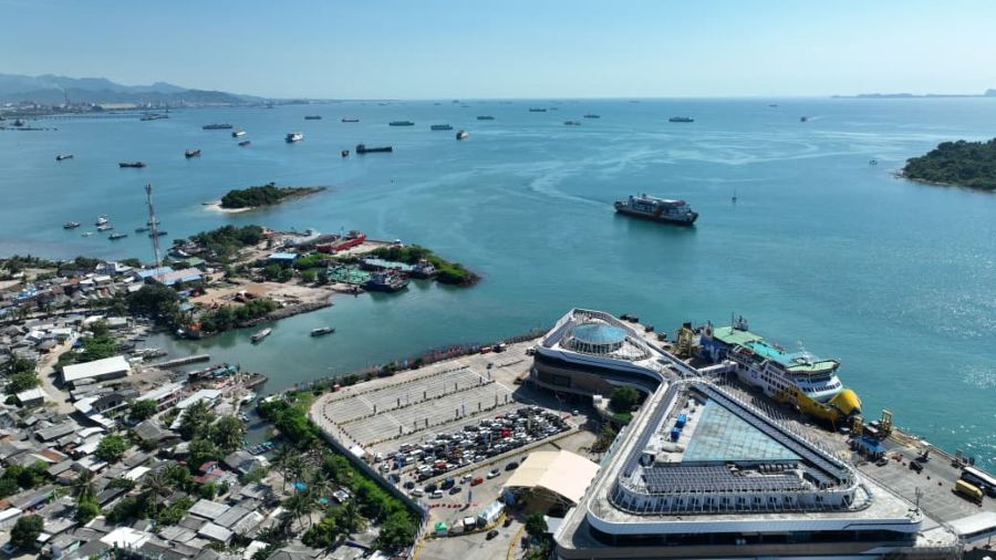 Jalur penyeberangan Merak–Bakauheni. (Foto/ist)