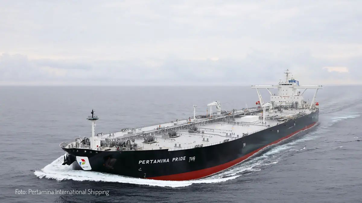 Kapal tanker Indonesia yang berada di kawasan Teluk Persia agar dapat melintasi Selat Hormuz. (Foto/Pertamina)