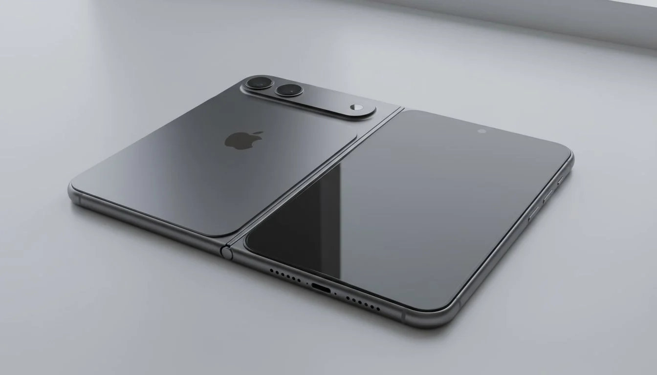 Kemungkinan desain iPhone Fold. (BeritaNasional/Gizmochina)
