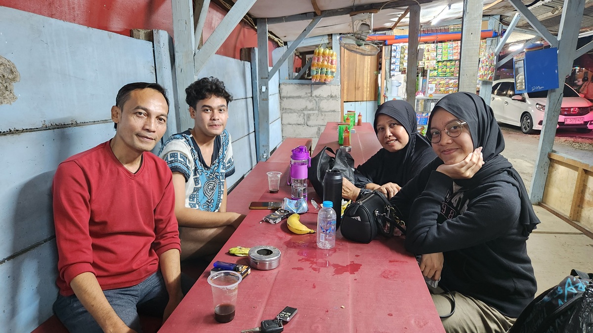 Mahasiswa bernama Nabila Faradisa saat tiba di Jakarta. (BeritaNasional/Panji Septo)